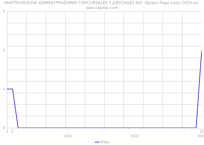 MARTIN MOLINA ADMINISTRADORES CONCURSALES Y JUDICIALES SLP. (Spain) Page visits 2024 