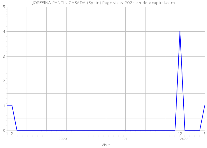 JOSEFINA PANTIN CABADA (Spain) Page visits 2024 