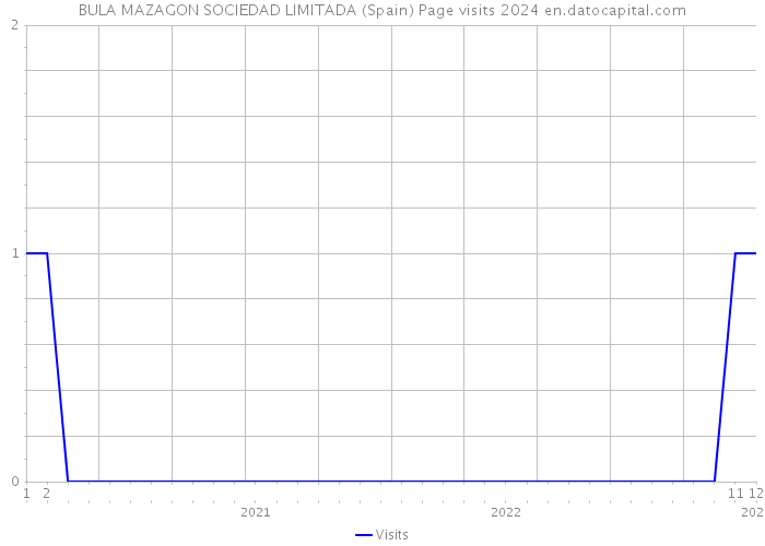 BULA MAZAGON SOCIEDAD LIMITADA (Spain) Page visits 2024 
