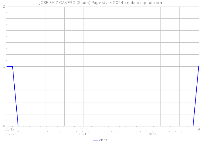 JOSE SAIZ CAVERO (Spain) Page visits 2024 