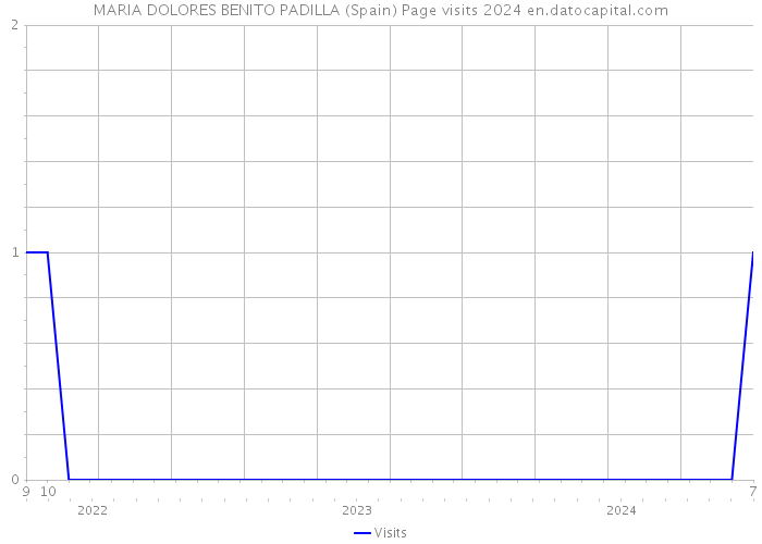 MARIA DOLORES BENITO PADILLA (Spain) Page visits 2024 