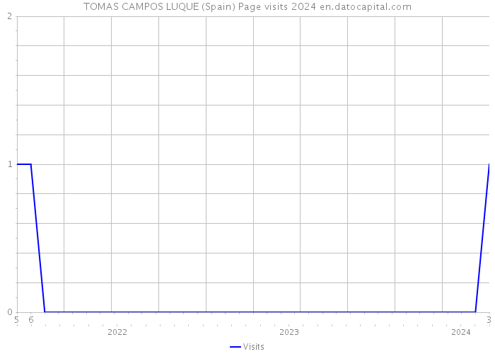 TOMAS CAMPOS LUQUE (Spain) Page visits 2024 