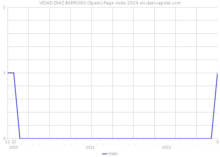 VIDAD DIAZ BARROSO (Spain) Page visits 2024 