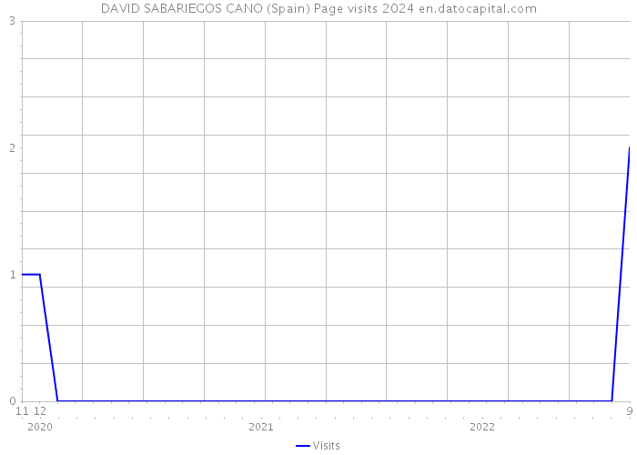 DAVID SABARIEGOS CANO (Spain) Page visits 2024 