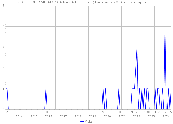 ROCIO SOLER VILLALONGA MARIA DEL (Spain) Page visits 2024 