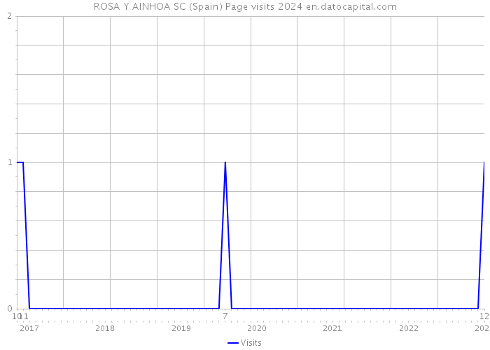 ROSA Y AINHOA SC (Spain) Page visits 2024 