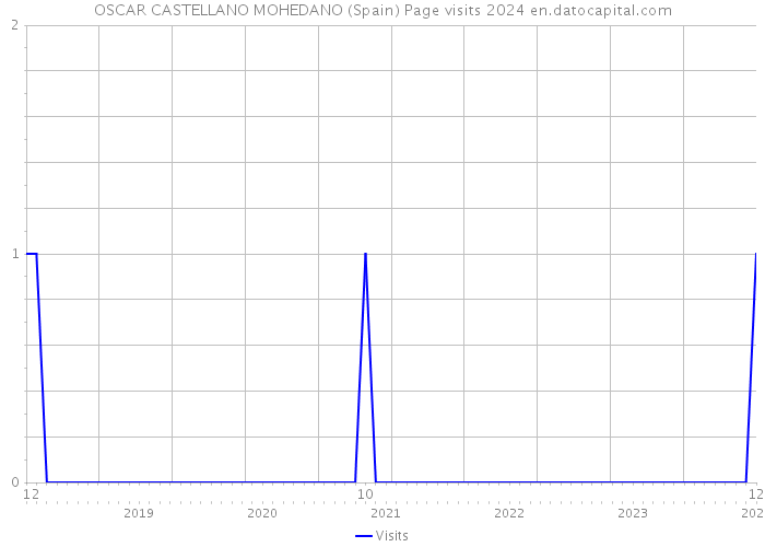 OSCAR CASTELLANO MOHEDANO (Spain) Page visits 2024 