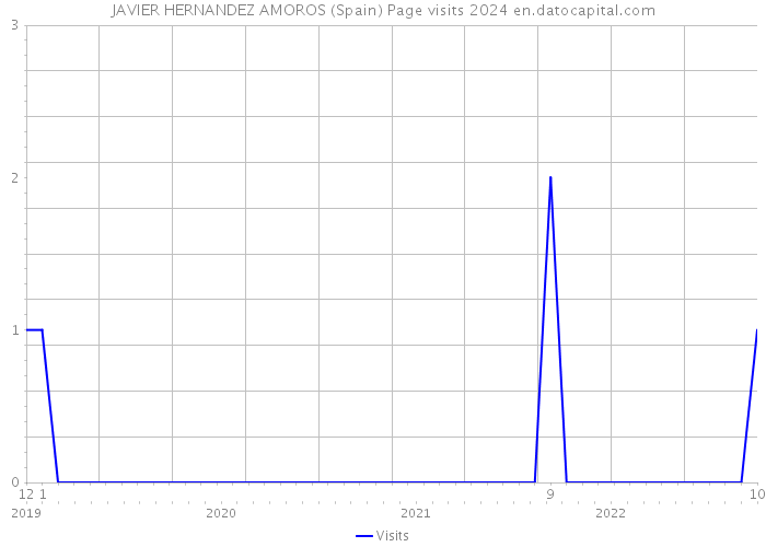 JAVIER HERNANDEZ AMOROS (Spain) Page visits 2024 