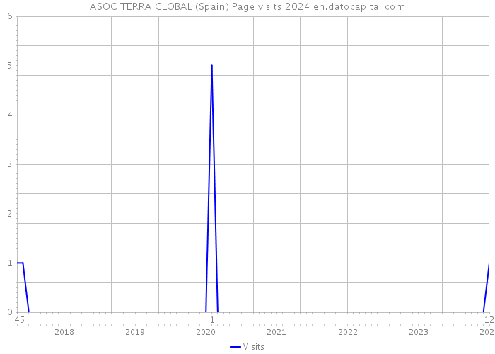 ASOC TERRA GLOBAL (Spain) Page visits 2024 