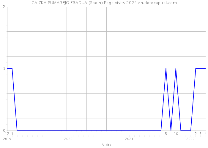 GAIZKA PUMAREJO FRADUA (Spain) Page visits 2024 