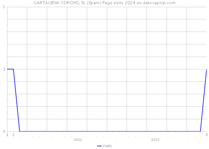 CARTAGENA CORCHO, SL (Spain) Page visits 2024 