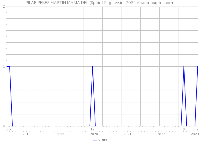 PILAR PEREZ MARTIN MARIA DEL (Spain) Page visits 2024 