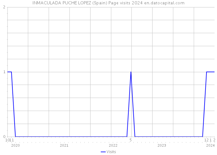 INMACULADA PUCHE LOPEZ (Spain) Page visits 2024 