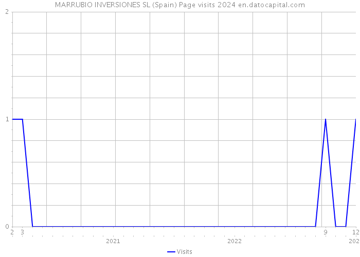 MARRUBIO INVERSIONES SL (Spain) Page visits 2024 