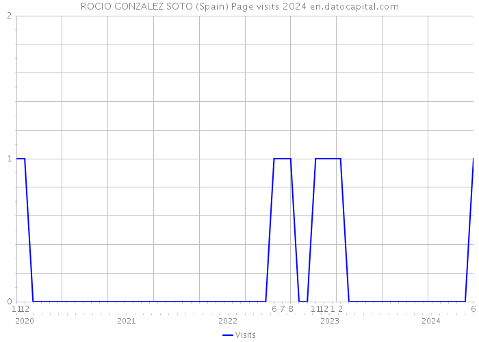 ROCIO GONZALEZ SOTO (Spain) Page visits 2024 