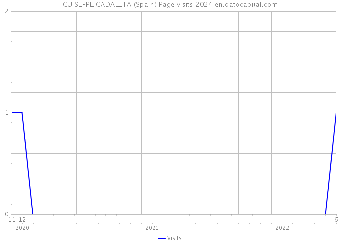 GUISEPPE GADALETA (Spain) Page visits 2024 
