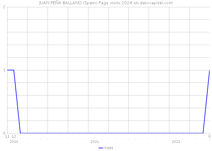 JUAN PEÑA BALLANO (Spain) Page visits 2024 