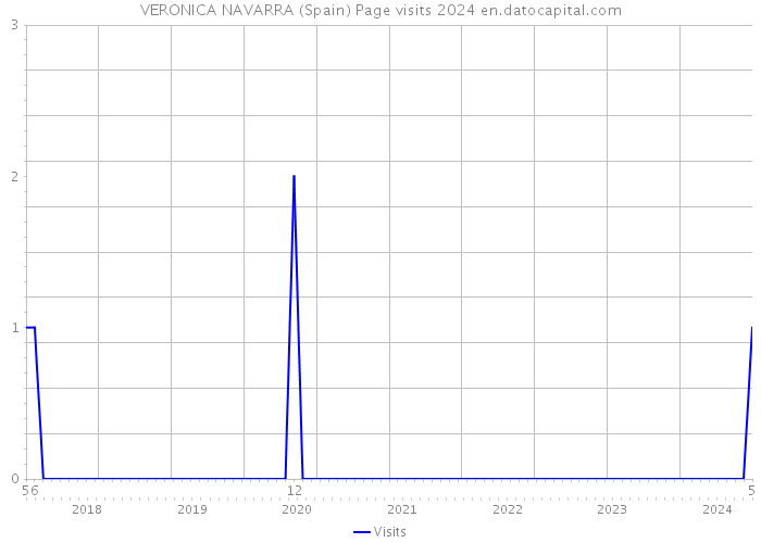VERONICA NAVARRA (Spain) Page visits 2024 