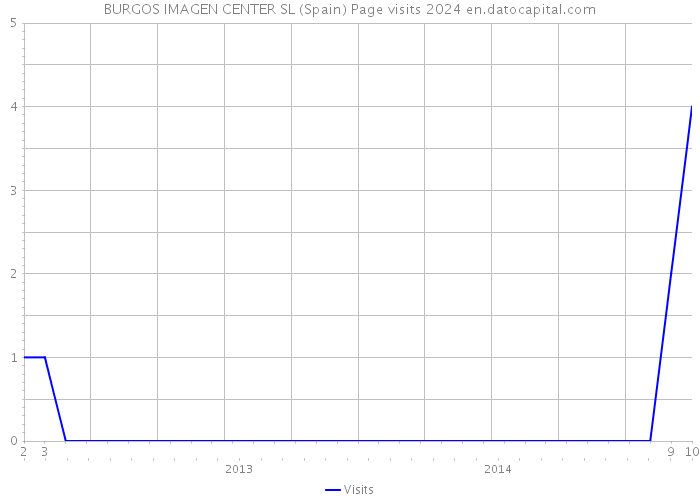 BURGOS IMAGEN CENTER SL (Spain) Page visits 2024 