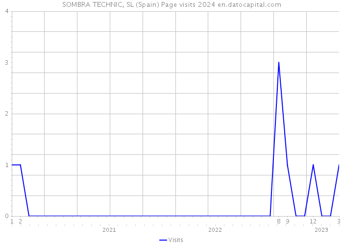 SOMBRA TECHNIC, SL (Spain) Page visits 2024 