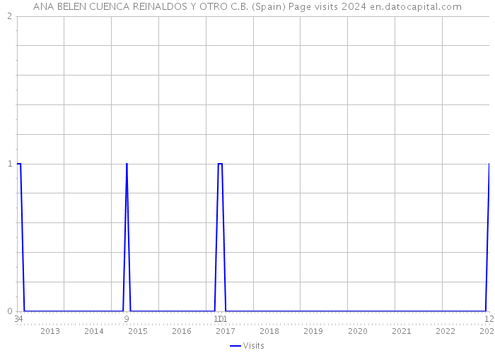 ANA BELEN CUENCA REINALDOS Y OTRO C.B. (Spain) Page visits 2024 