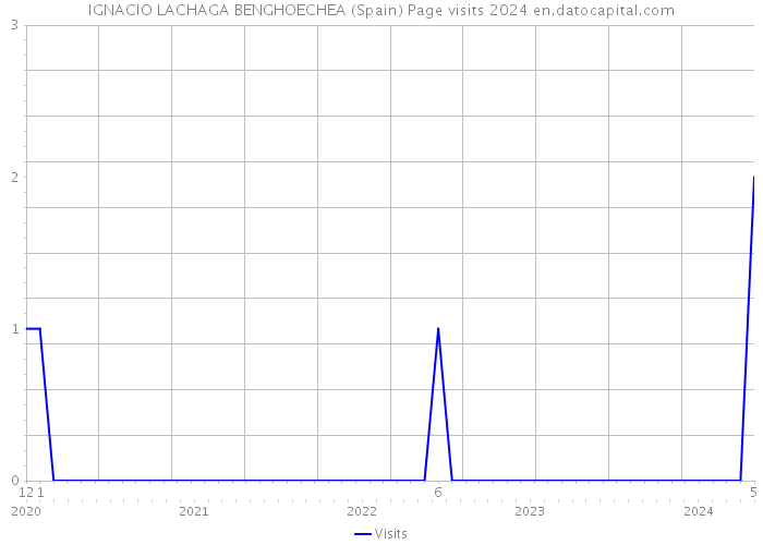 IGNACIO LACHAGA BENGHOECHEA (Spain) Page visits 2024 