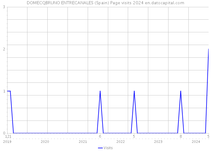 DOMECQBRUNO ENTRECANALES (Spain) Page visits 2024 