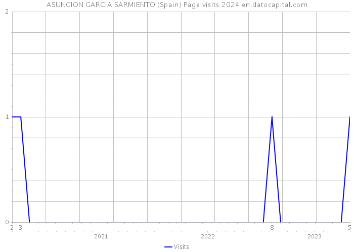 ASUNCION GARCIA SARMIENTO (Spain) Page visits 2024 