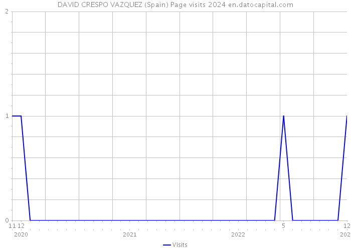 DAVID CRESPO VAZQUEZ (Spain) Page visits 2024 