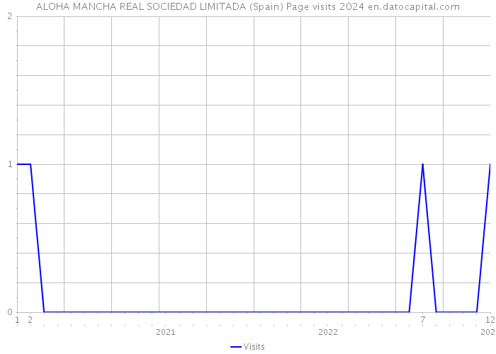 ALOHA MANCHA REAL SOCIEDAD LIMITADA (Spain) Page visits 2024 