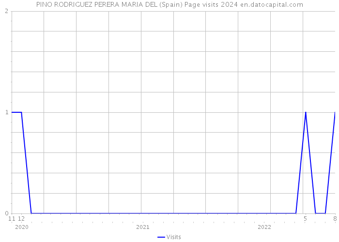 PINO RODRIGUEZ PERERA MARIA DEL (Spain) Page visits 2024 