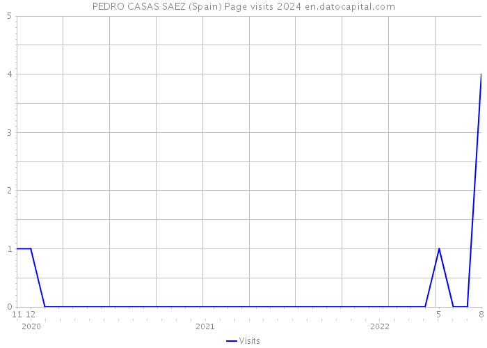 PEDRO CASAS SAEZ (Spain) Page visits 2024 