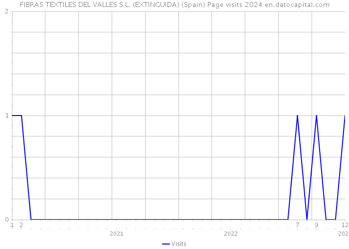 FIBRAS TEXTILES DEL VALLES S.L. (EXTINGUIDA) (Spain) Page visits 2024 