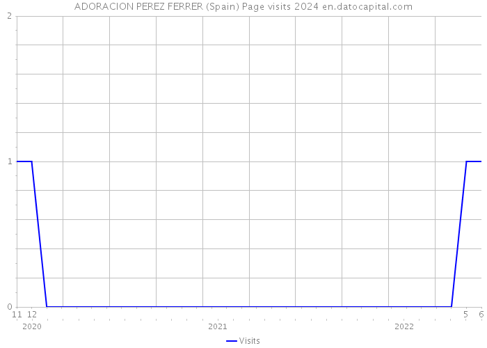 ADORACION PEREZ FERRER (Spain) Page visits 2024 