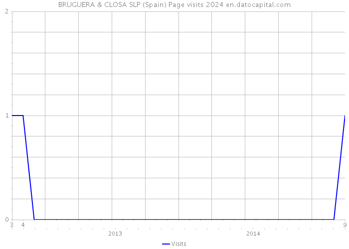BRUGUERA & CLOSA SLP (Spain) Page visits 2024 
