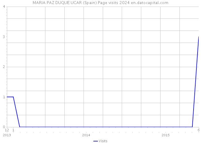 MARIA PAZ DUQUE UCAR (Spain) Page visits 2024 
