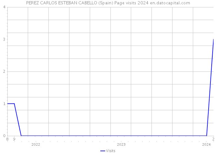 PEREZ CARLOS ESTEBAN CABELLO (Spain) Page visits 2024 