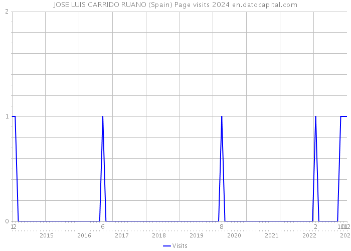 JOSE LUIS GARRIDO RUANO (Spain) Page visits 2024 