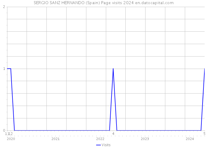 SERGIO SANZ HERNANDO (Spain) Page visits 2024 