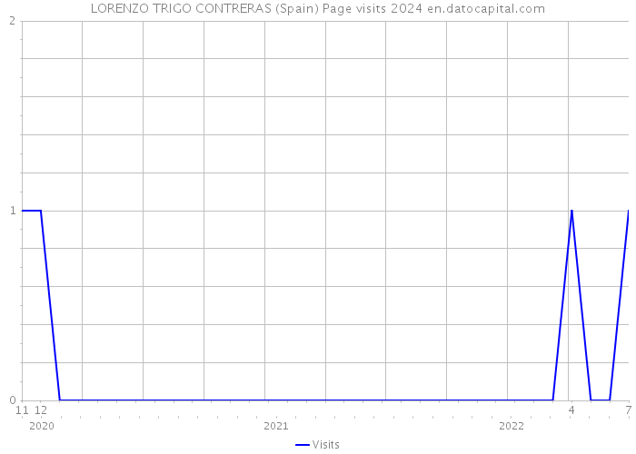 LORENZO TRIGO CONTRERAS (Spain) Page visits 2024 