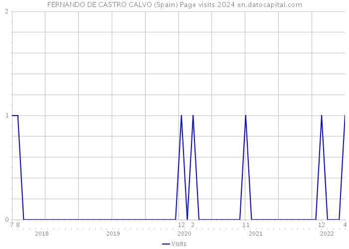 FERNANDO DE CASTRO CALVO (Spain) Page visits 2024 
