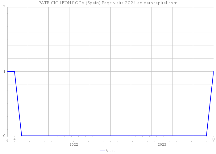 PATRICIO LEON ROCA (Spain) Page visits 2024 