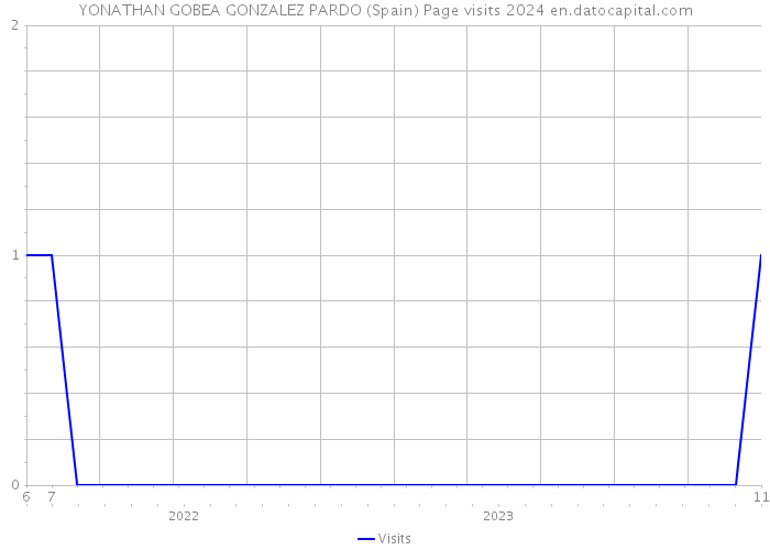 YONATHAN GOBEA GONZALEZ PARDO (Spain) Page visits 2024 