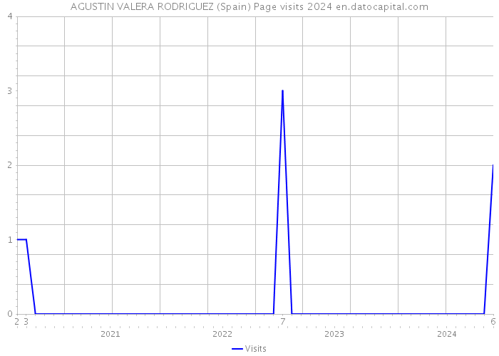AGUSTIN VALERA RODRIGUEZ (Spain) Page visits 2024 