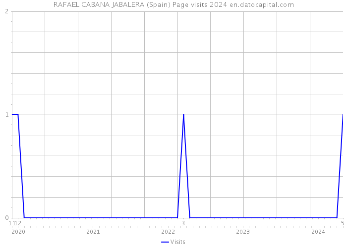 RAFAEL CABANA JABALERA (Spain) Page visits 2024 