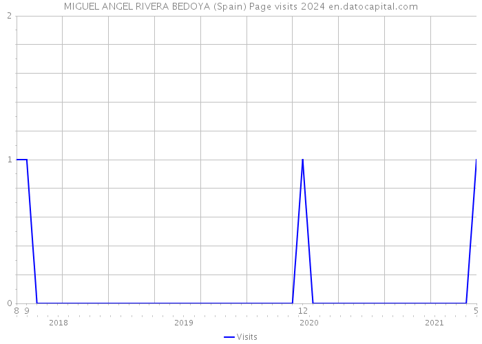 MIGUEL ANGEL RIVERA BEDOYA (Spain) Page visits 2024 