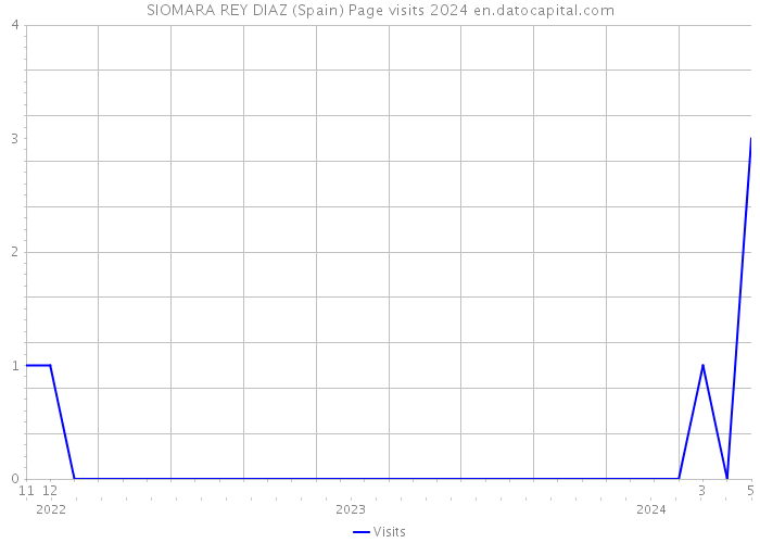SIOMARA REY DIAZ (Spain) Page visits 2024 