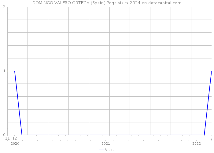 DOMINGO VALERO ORTEGA (Spain) Page visits 2024 