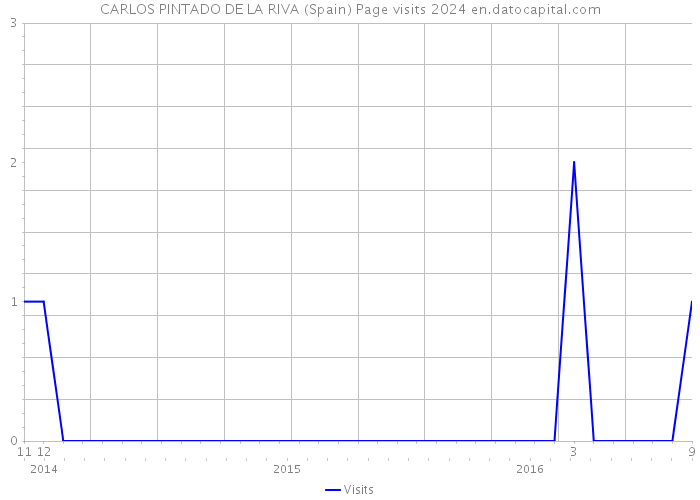 CARLOS PINTADO DE LA RIVA (Spain) Page visits 2024 