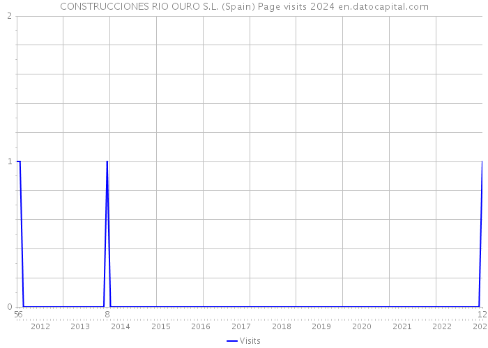 CONSTRUCCIONES RIO OURO S.L. (Spain) Page visits 2024 